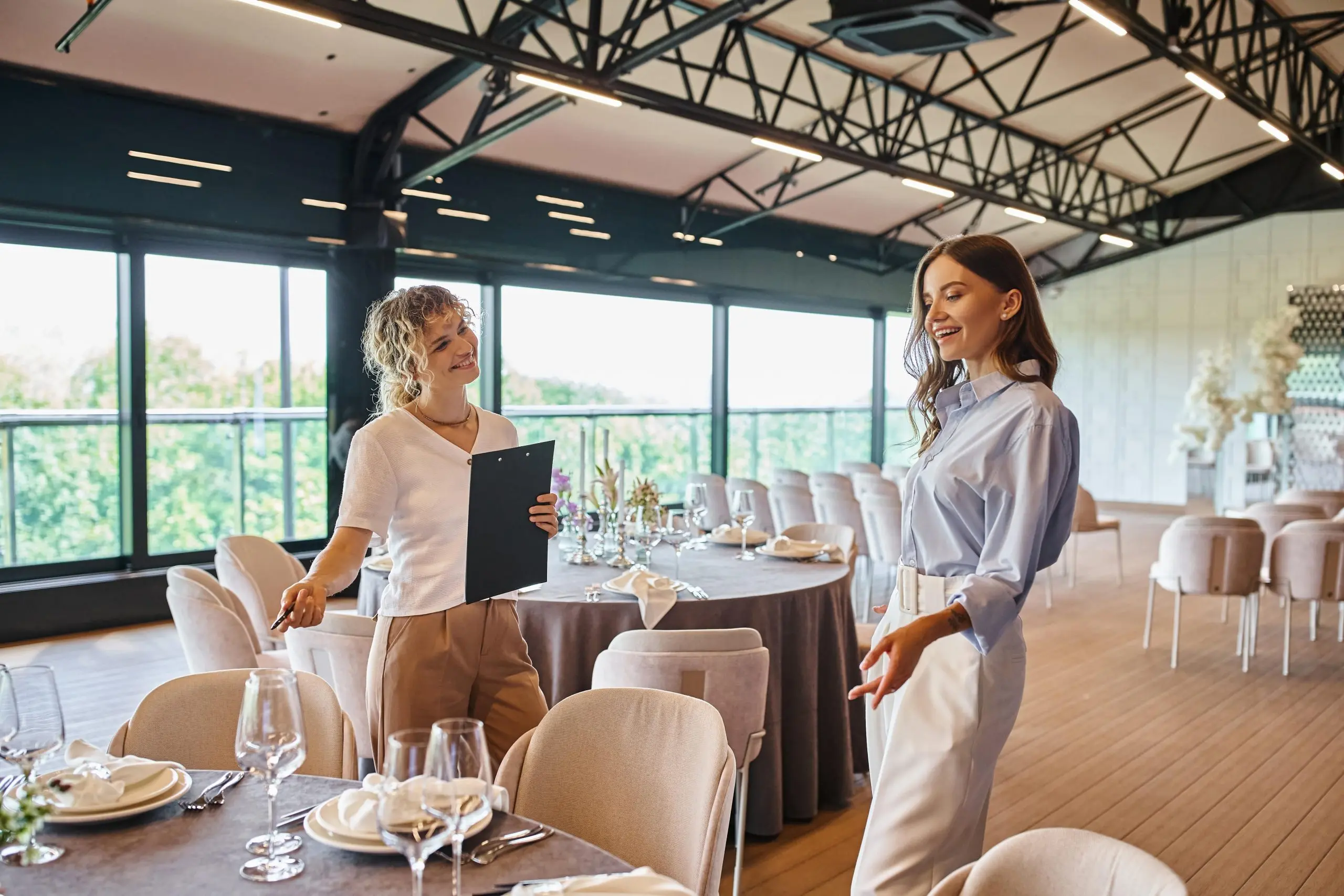 A venue owner or organiser at work